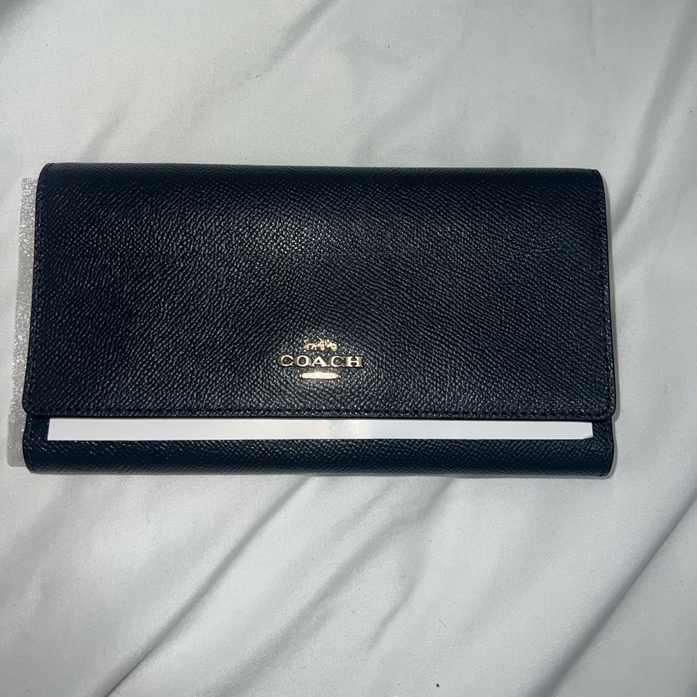 Coach Navy Blue Wallet